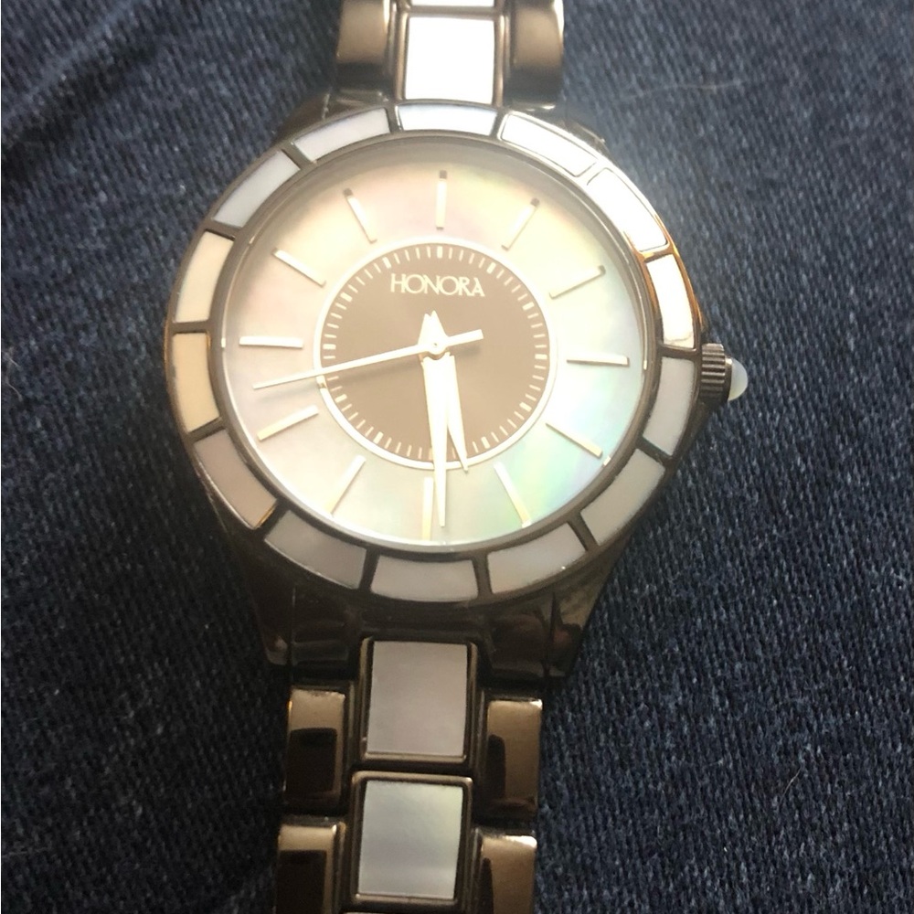 Honora Black Stainless Steel Watch